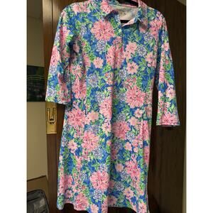 Lilly Pulitzer Women's UPF 50+ Luxletic Silvia Dress Medium spring in your step